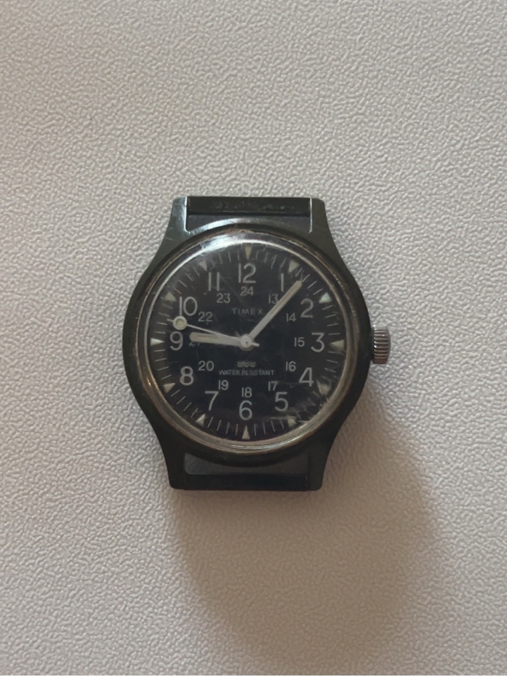 Vintage 1980s TIMEX Mens Camper Military “MacGyver” Mechanical Field Wristwatch